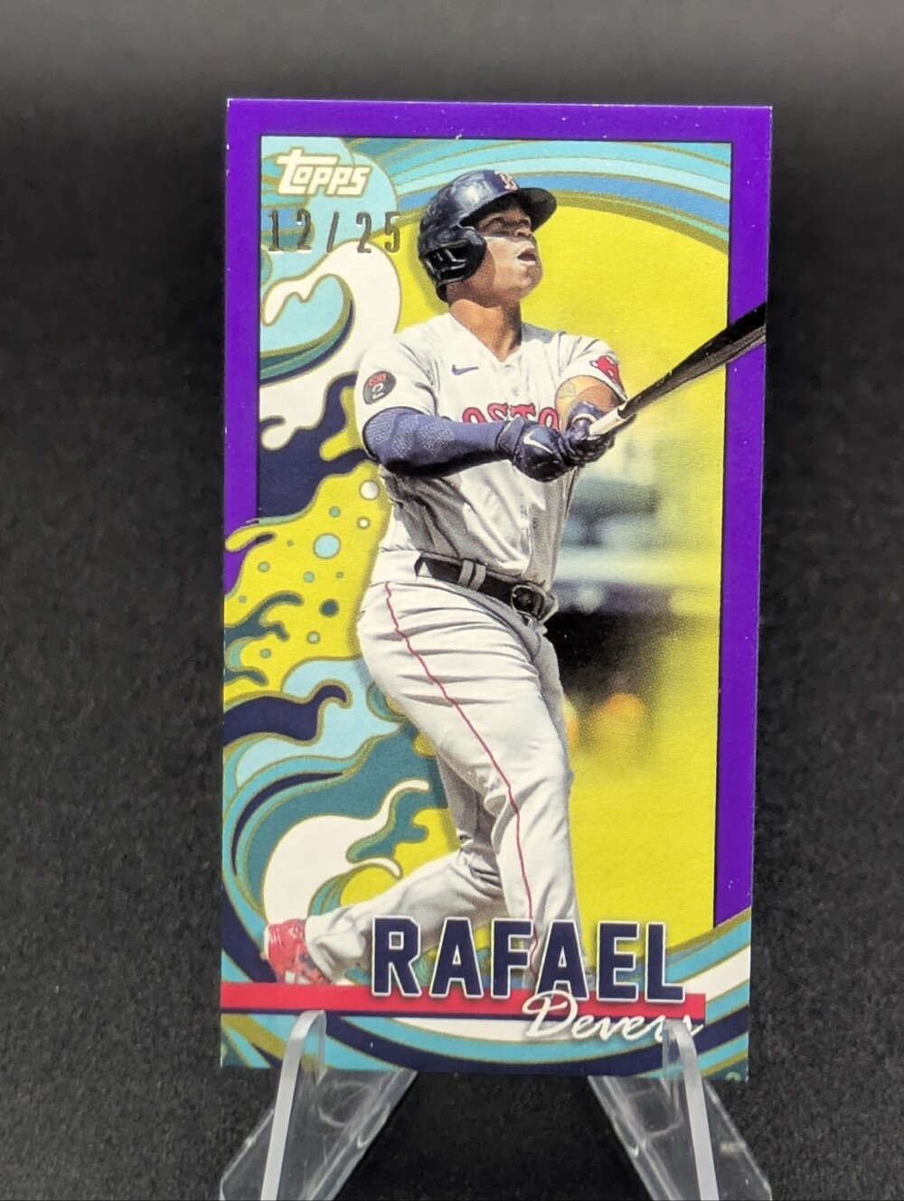 2022 Topps Rip Mini Purple Parallel #'d /25 Rafael Devers SP Red Sox #MRIP-RD